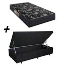 Ver imagem 1 de Cama Box Baú Solteiro + Colchão Portobel Verona D28 57x88x188