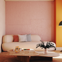 Ver imagem 1 de Painel Ripado Meia Parede Decorativa EVA Linha 10 Ripas de 110cm cada e 1 Perfil de acabamento 2,5m 