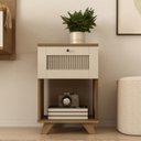 Ver imagem 6 de Mesa de Apoio 1 Gaveta 64 Cm 4673 Cinamomo Off White Arly