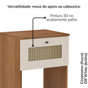 Ver imagem 5 de Mesa de Apoio 1 Gaveta 64 Cm 4673 Cinamomo Off White Arly