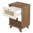 Ver imagem 2 de Mesa de Apoio 1 Gaveta 64 Cm 4673 Cinamomo Off White Arly