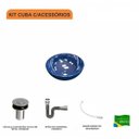 Ver imagem 3 de Kit Cuba R30 com Válvula Click 1 Polegada B e Sifão Cromado e Flexível Compace