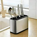 Ver imagem 4 de Escorredor Dispenser Porta Talher Inox 4 Divisórias