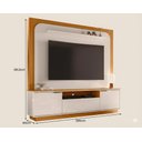Ver imagem 1 de Estante Nilo para Tv de até 75 Polegadas - Cinamomo Off White - Madetec