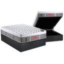 Ver imagem 1 de Cama Box Baú Casal: Colchão Molas Ensacadas Castor Pocket Light Stress Oxygen New Plush + Base CRC S