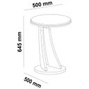 Ver imagem 3 de Mesa Redonda de Apoio Lateral e de Cabeceira Tutti - Naturale