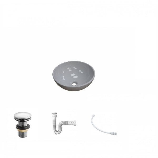 Kit Cuba R30 com Válvula Click 1 Polegada G e Sifão Pvc e Flexível Compace - 2