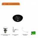 Ver imagem 3 de Kit Cuba R30 com Válvula Click 1 Polegada G e Sifão Pvc e Flexível Compace