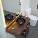 Ver imagem 1 de Kit Cuba R30 com Válvula Click 1 Polegada G e Sifão Pvc e Flexível Compace