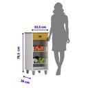 Ver mais imagens de Fruteira de Chão Zaya Multiuso Flex 1 Gaveta Mobilihouse