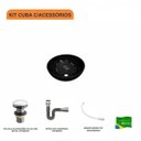 Ver imagem 3 de Kit Cuba R30 com Válvula Click 1 Polegada G e Sifão Cromado e Flexível Compace