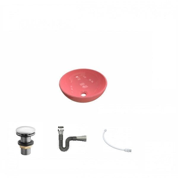 Kit Cuba R30 com Válvula Click 1 Polegada G e Sifão Cromado e Flexível Compace - 2