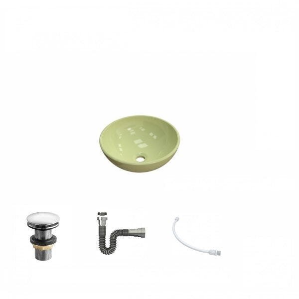 Kit Cuba R30 com Válvula Click 1 Polegada G e Sifão Cromado e Flexível Compace - 2