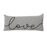 Almofada Decortextil Veludo Love 20x52 cm Casa Fraga - 1