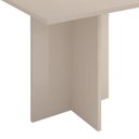 Ver imagem 2 de Mesa de Jantar 90 Cm Moderna 4 Lugares Milão Cor Off-white