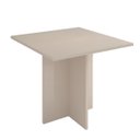 Ver imagem 1 de Mesa de Jantar 90 Cm Moderna 4 Lugares Milão Cor Off-white