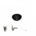 Ver imagem 2 de Kit Cuba R30 com Válvula Click 1 Polegada e Meia e Sifão Cromado e Flexível Compace