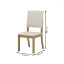 Ver imagem 4 de Mesa de Jantar 4 Lugares Natalí Milla Nature/off White/linho - Henn