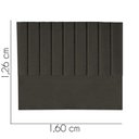 Ver imagem 3 de Cabeceira Carla Pé Plástico 160cm Queen Size para Cama Box Quarto Linho Marrom - Gat Magazine