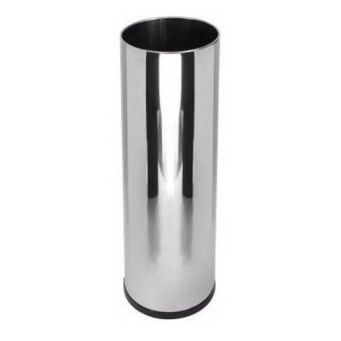 Porta Guarda-chuva - Inox 24x70 Comercio Condomínio:Liso/Inox