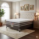 Ver imagem 1 de Cama Box Casal Castor Silver Star Air One Face Tecnopedic 138x188x59 + Box Castor