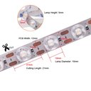 Ver imagem 7 de Fita Led Lente 180° 60 Led’s 110v 5 Metros Ip44 22w 4000k Liga Direto