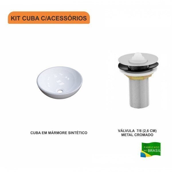 Kit Cuba R30 com Válvula Metal 1 Polegada Compace - 3