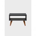 Ver imagem 2 de Mesa de Centro Retro 60cm Mdf Grafite - On Móveis