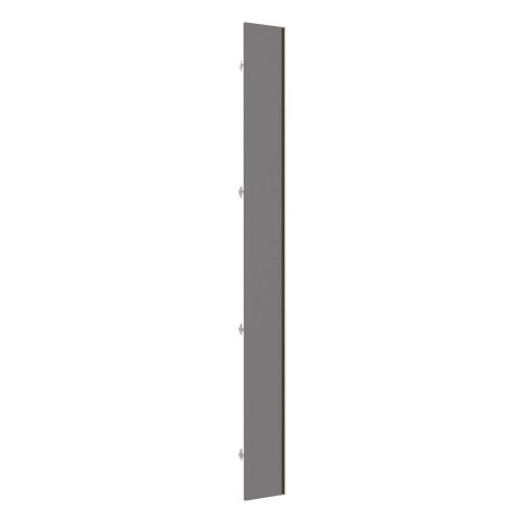 Porta para Closet Individual 25cm com Puxador Perfil Inox Luciane Móveis