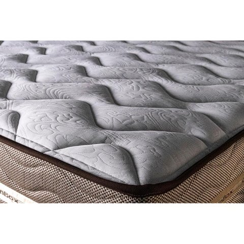 Colchão Queen CAMA INBOX de Molas Ensacadas 158x198x22 Cama inBox Smart Gold Bege