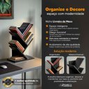 Ver imagem 2 de Livreiro de Mesa Vértice Organizador de Livros Revistas Nicho Preto