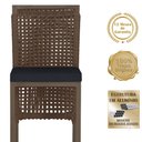 Ver imagem 3 de Mesa Bistro e 2 Banquetas Roma Marrom Corda Náutica 12 Trama Original