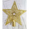 Ponteira Estrela Vazada para Árvore de Natal Dourada de 19cm - 4