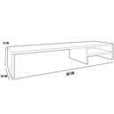 Ver mais imagens de Kit 02 Suportes para Monitor Stand Home Office Lap 90 cm L03 Branco - Lyam Lyam Decor