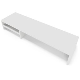 Kit 02 Suportes Para Monitor Stand Home Office Lap 90 cm L03 Branco - Lyam Lyam Decor - 7