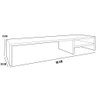 Kit 02 Suportes Para Monitor Stand Home Office Lap 90 cm L03 Branco - Lyam Lyam Decor - 5