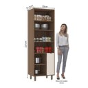 Ver imagem 2 de Paneleiro 70cm 2 Portas e Porta Condimentos Aspen Luciane Móveis