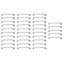 Ver imagem 1 de Alça de Apoio 80cm Barra Inox Kit 34 Unidades Cadeirante Deficiente Idoso Gestante Banheiro Box Corr
