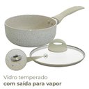 Ver imagem 3 de Conjunto de Panelas Antiaderente Revestimento Cerâmica Vanilla Ibiza 8 Peças - Casambiente