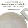 Conjunto de Panelas Antiaderente Revestimento Cerâmica Vanilla Ibiza 8 Peças - Casambiente - 5