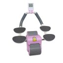 Ver imagem 2 de Rolo Abdominal Roda Exercicio Musculaçao Braço Lombar Treino Abdomen Academia Musculo Atividade Fisi