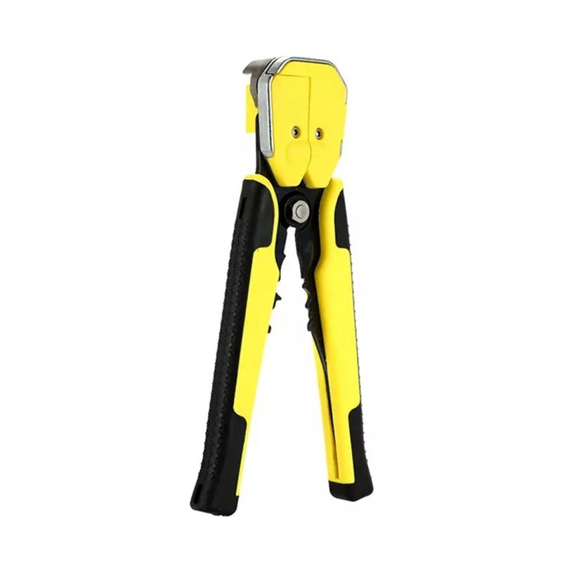 Alicate decapar crimpador cortador cabos automático amarelo - 5