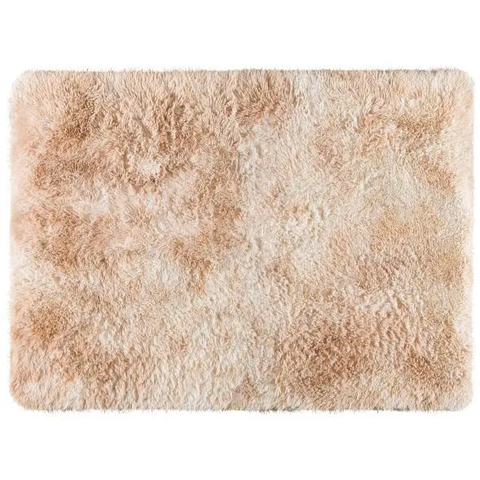 Tapete Antiderrapante Poliéster Corttex Moscou 140 x 200 cm:Bege