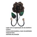 Ver imagem 3 de Cabide de 2 Ganchos em Ferro / Porta Toalha 2 Ganchos em Ferro / Varias Cores:marron