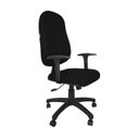 Ver imagem 1 de Poltrona Presidente Atom Braço Regulável - Tecido J.Serrano - Verde/Preto