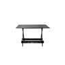 Mesa Dobrável Retangular 120x70 em Madeira Maciça Preto – Straub Web - 2