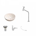 Ver imagem 2 de Kit Cuba R35 com Torneira Link 1062 Metal e Válvula 1 Polegada e Sifão Pvc e Flexível Compace