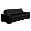 Ver imagem 6 de Sofá Decorativo 2 Lugares Turim 200cm Couro Preto G58 - Gran Belo