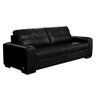 Sofá Decorativo 2 Lugares Turim 200cm Couro Preto G58 - Gran Belo - 6