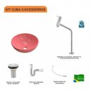 Ver imagem 3 de Kit Cuba R35 com Torneira Link 1062 Metal e Válvula 1 Polegada e Sifão Pvc e Flexível Compace